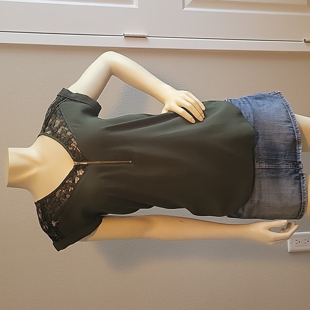 Green Blouse from Express